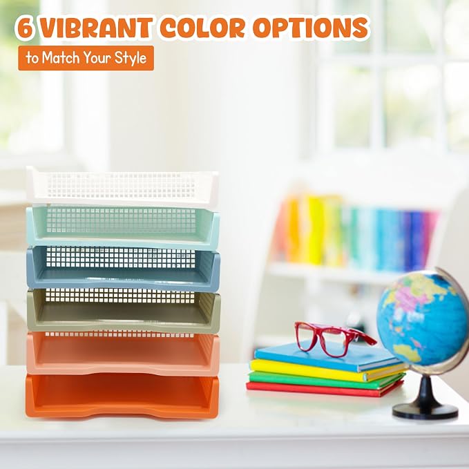 4E's Novelty 6 Pack Stackable Trays - Image 4