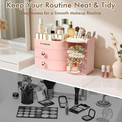 XIAPIA Makeup Organizer Countertop, Make Up Organizer - Image 4
