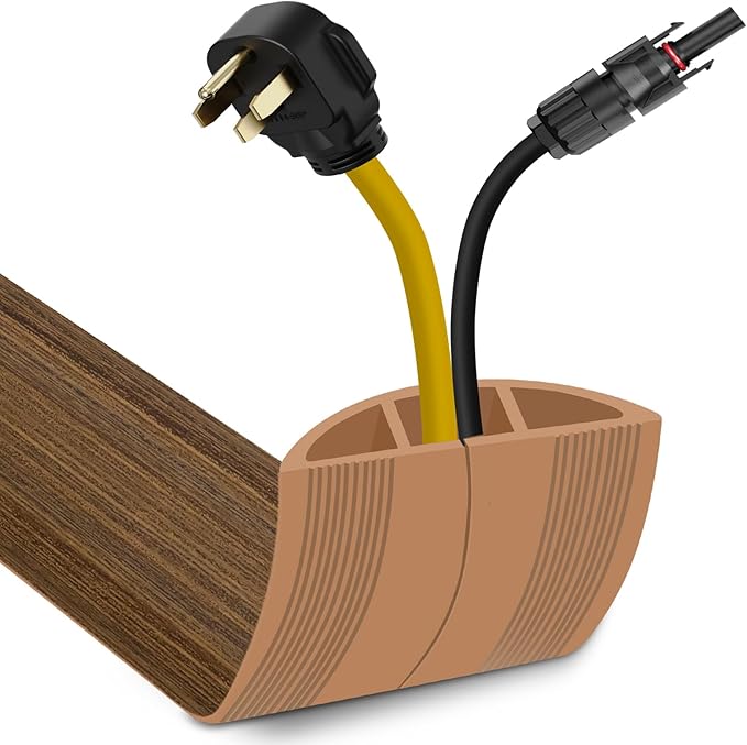 Floor Cord Cover 10FT Cord Covers by JAHOMFAI