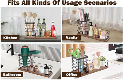 Hair Tool Organizer, Movable Hair Dryer Holder, Hair Styling Tools Storage - Image 6
