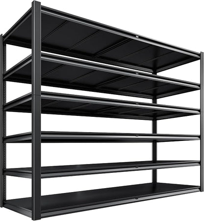 REIBII 84.1" H Garage Shelving, 3500LBS Storage Shelves Heavy Duty, Adjustable - Image 9