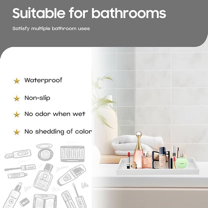 Vanity and Bathroom Tray, Waterproof Vanity Tray - Image 2