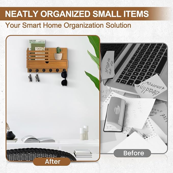 Key Holder Wall Mount, Mail Holder - Image 7