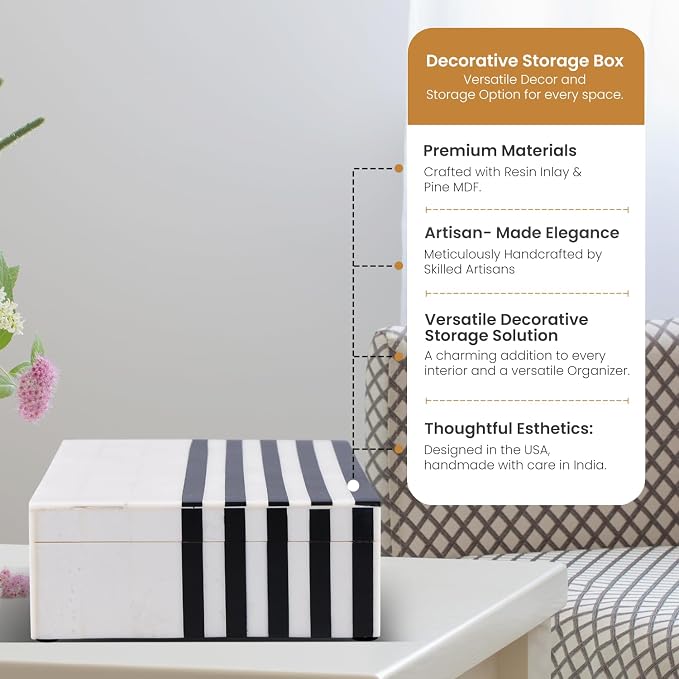 Handicrafts Home Large Decorative Storage Box - Image 4