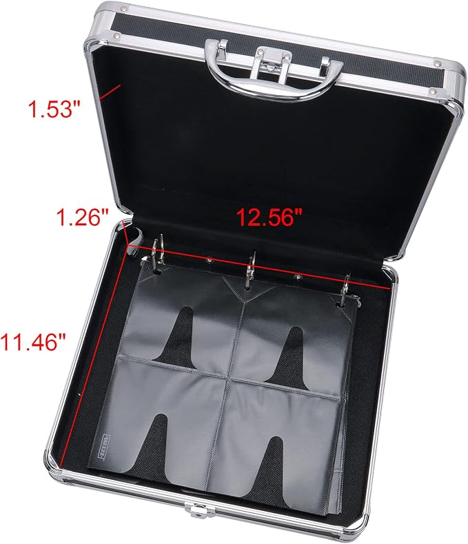 Vaultz Locking DVD Storage Case, 128 CD Holder, Video Game Organizer, includes - Image 5