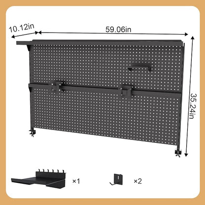 KEIKI Metal Pegboard Desk Organizer - Image 2