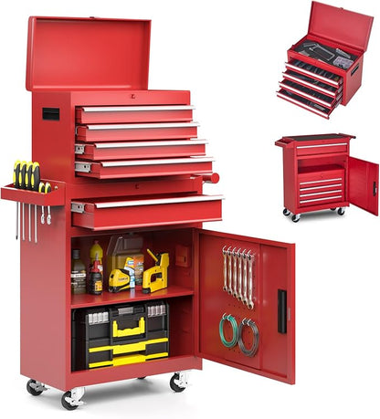 AirWire 5-Drawer Tool Chest, Rolling Tool Storage Cabinet by AirWire