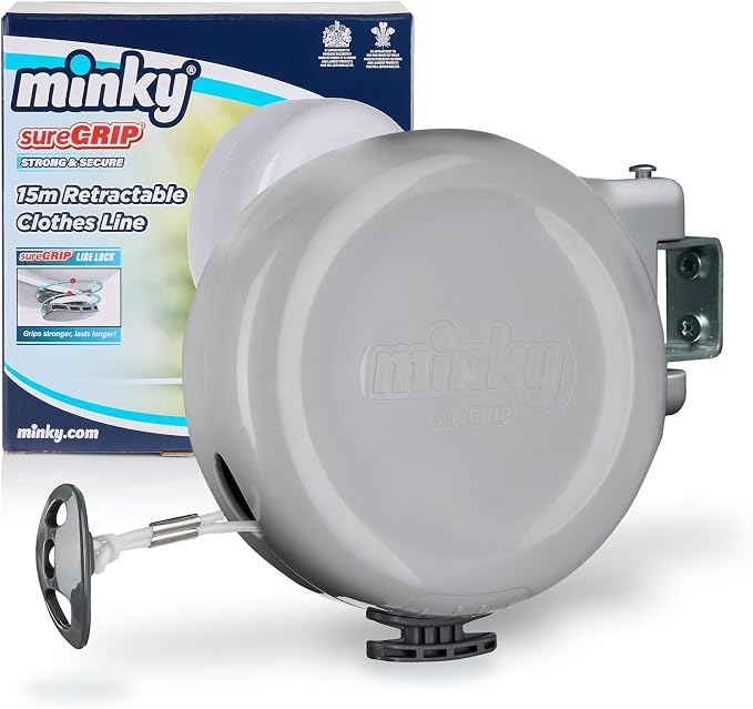 Minky Homecare Outdoor Retractable Clothesline by MinkyHomecare