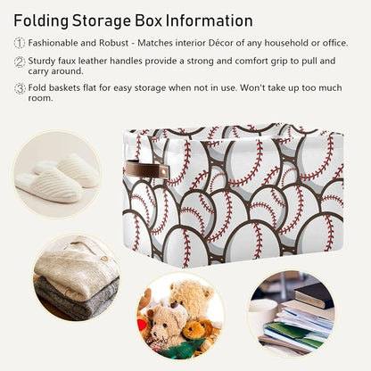 ZAZYXTJ Baseball Storage Basket - Image 5