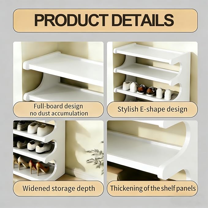 39" Bamboo Shoe Rack - Image 3