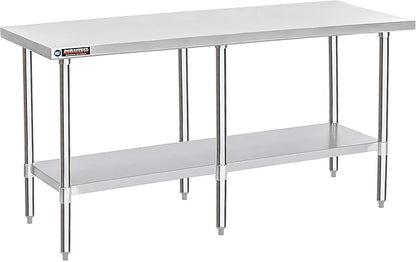 DuraSteel 24x84 Stainless Steel Work Table by DuraSteel