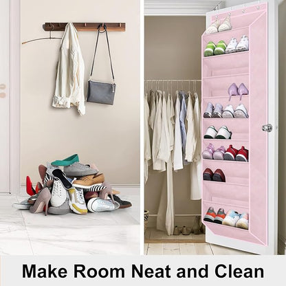 SLEEPING LAMB Over The Door Shoe Organizer - Image 5