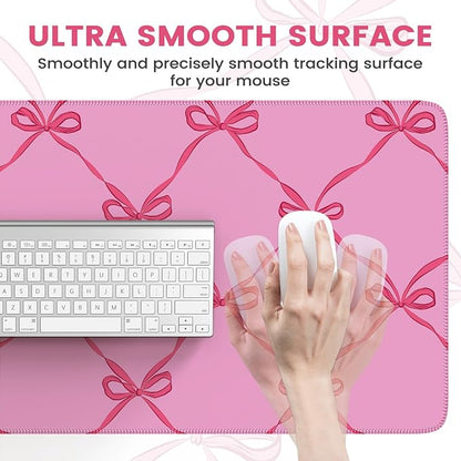 iCasso Desk Mat for Keyboard and Mouse, Large Mouse Pad for Desk, Desk Matt for - Image 3