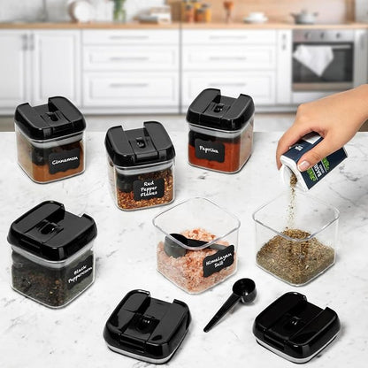 Shazo 6 PC Airtight Food Storage Containers + 6 Spoons - Image 5