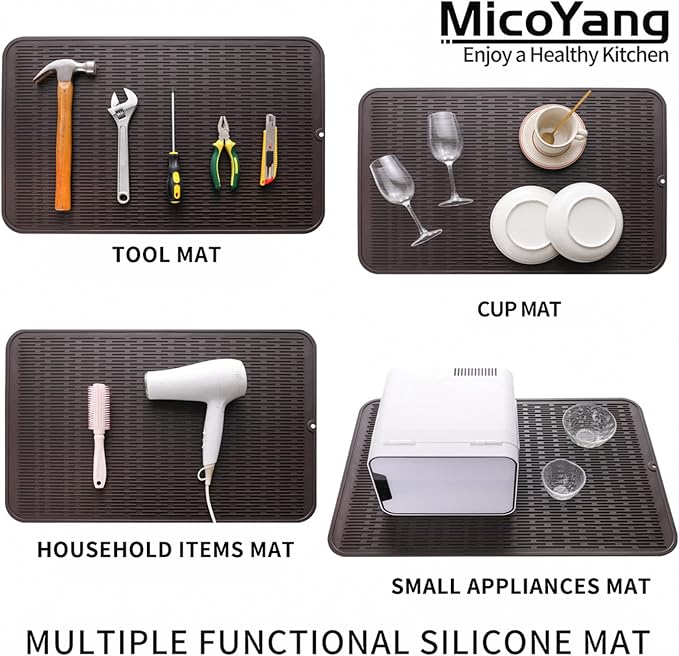 Silicone Dish Drying Mat for Multiple Usage, Easy clean, Eco-friendly, - Image 4