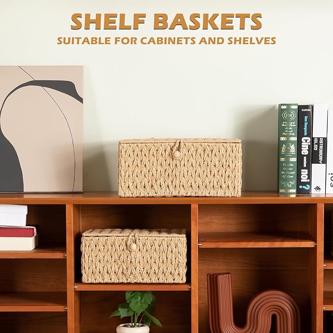 OIAHOMY Wicker Storage Basket - Image 2