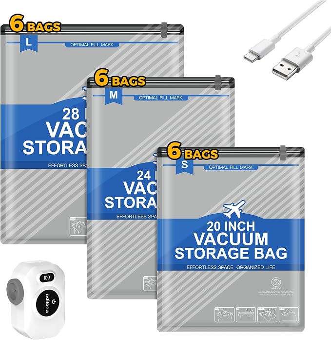 Travel Vacuum Storage Bags by Odilona
