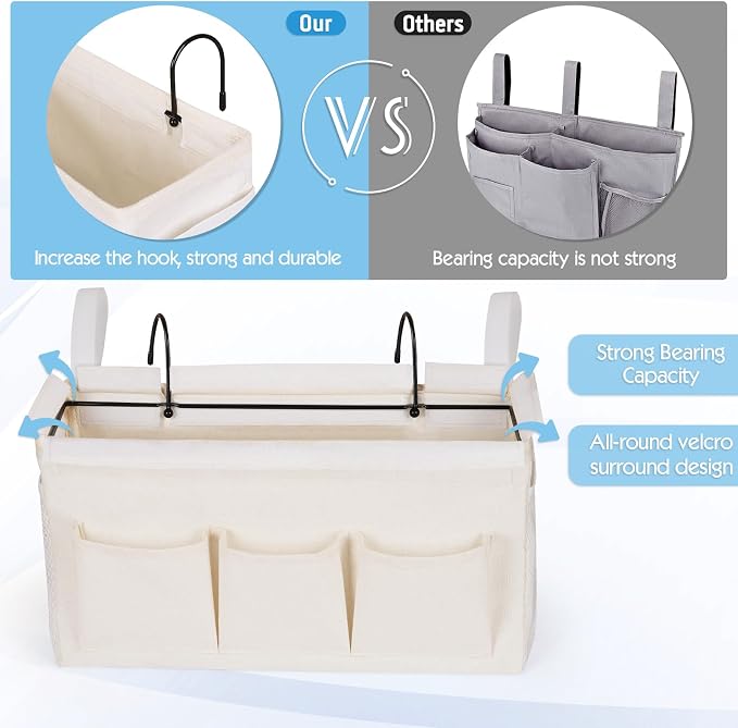 Bedside Storage Caddy/Bedside Hanging Storage Bag - Image 5