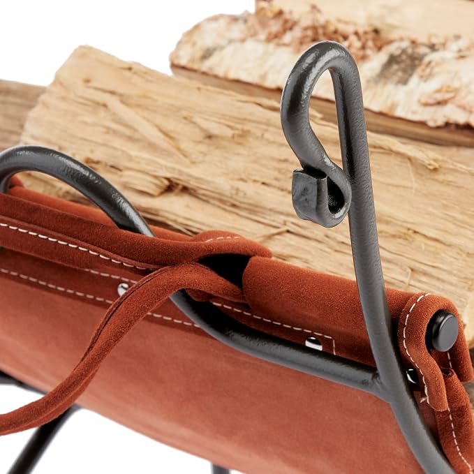 UniFlame Olde World Iron Firewood Log Holder - Image 3
