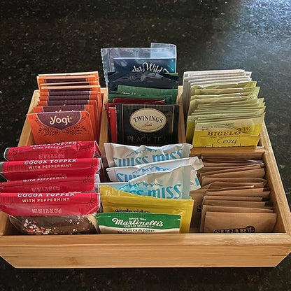 XIMISISE Tea Bag Holder, Tea Bag Storage Organizer, Tea Candy Basket, Sugar - Image 9