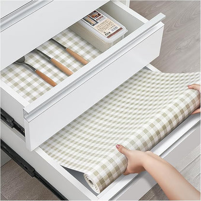 Drawer and Shelf Liner, Non-Slip Kitchen Cabinet Liners Non-Adhesive Thick by ALIUNI