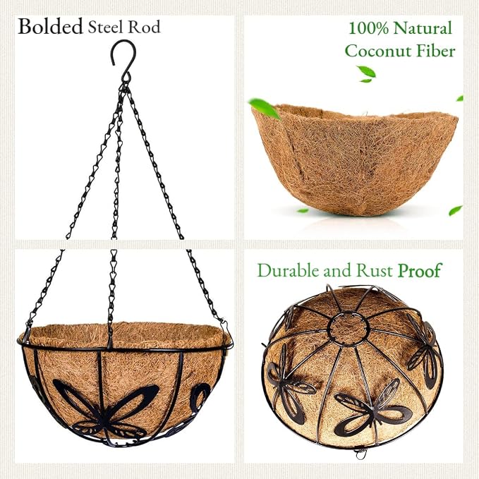 Kingbuy Metal Hanging Planter Basket - Image 6