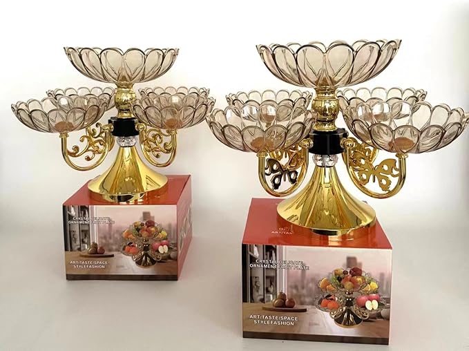Flower Shape Appetizer Platter Divided Serving Dishes Fruit Bowl Dried Fruit - Image 4