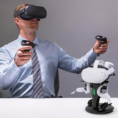 G-STORY Charging Dock for Quest 3/Quest 3S/Quest 2 VR Headset and Controllers - Image 3