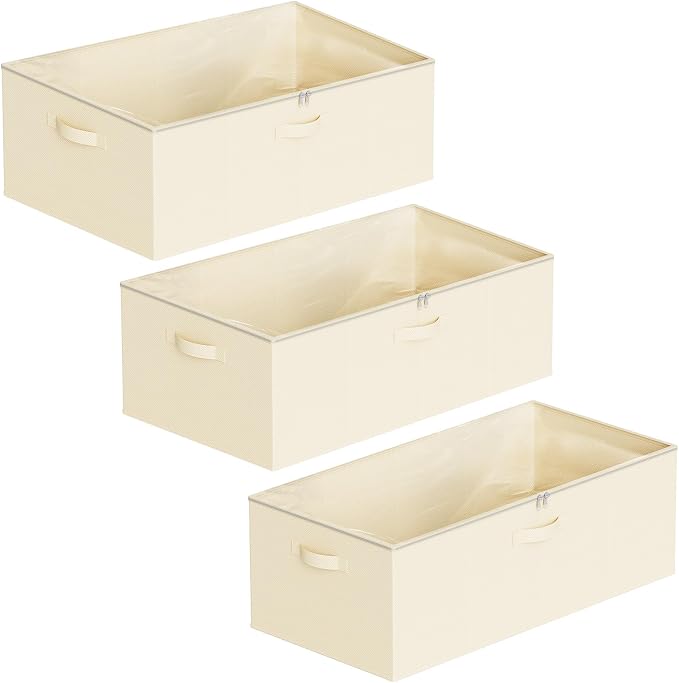 SpaceAid 3 Pack 10" High Under Bed Storage Containers, Large Underbed Storage - Image 7