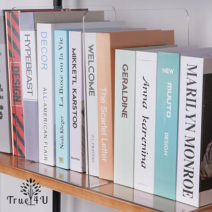 True 4U 6 Pack Acrylic Shelf Dividers - Image 8