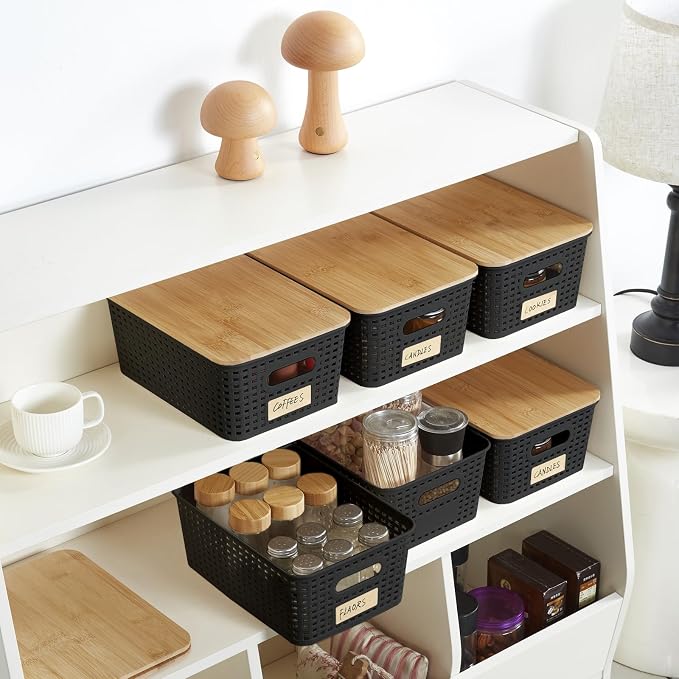 Bagnizer Small Plastic Storage Bins - Image 4