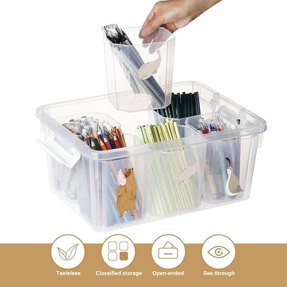 loobuu 17QT Plastic Storage Bins - Image 4