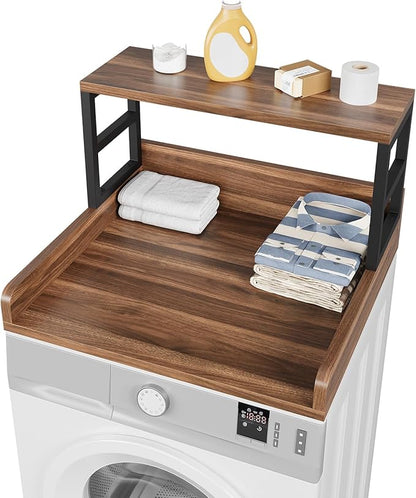 Washer Dryer Countertop with Shelf, 27.5″D x 27.5″W x 16.7″H, Countertop by Unknown