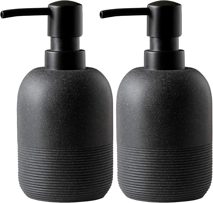 Matte Black Soap Dispenser Sets by GalDal