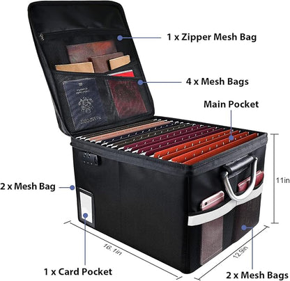 TOMKID Fireproof Document Box, Fireproof File Box - Image 3