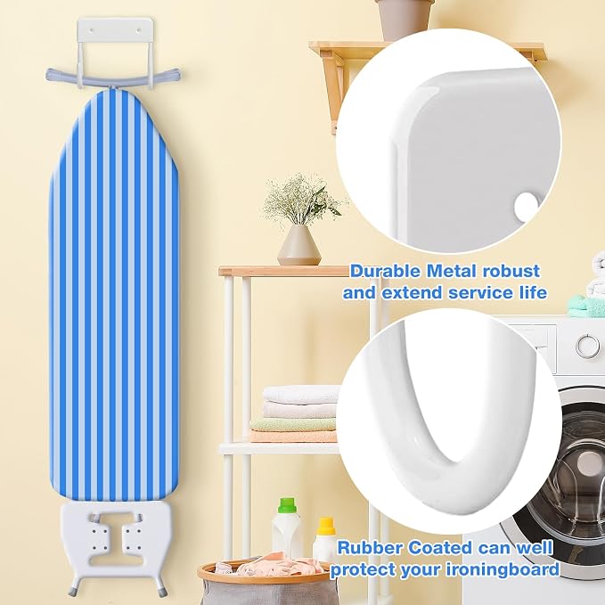 2 Pack Ironing Board Wall Mount Ironing Board Hanger Wall Mount - Image 5