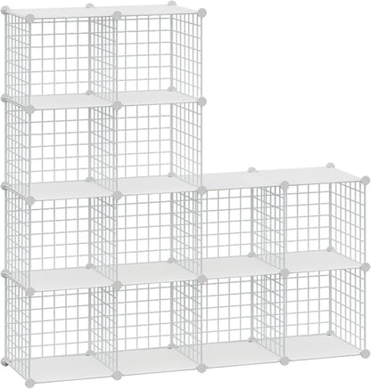 HUBSON Wire Cube Storage Organizer, Book/Toy/Craft/Potted Plants and petCloset by HUBSON