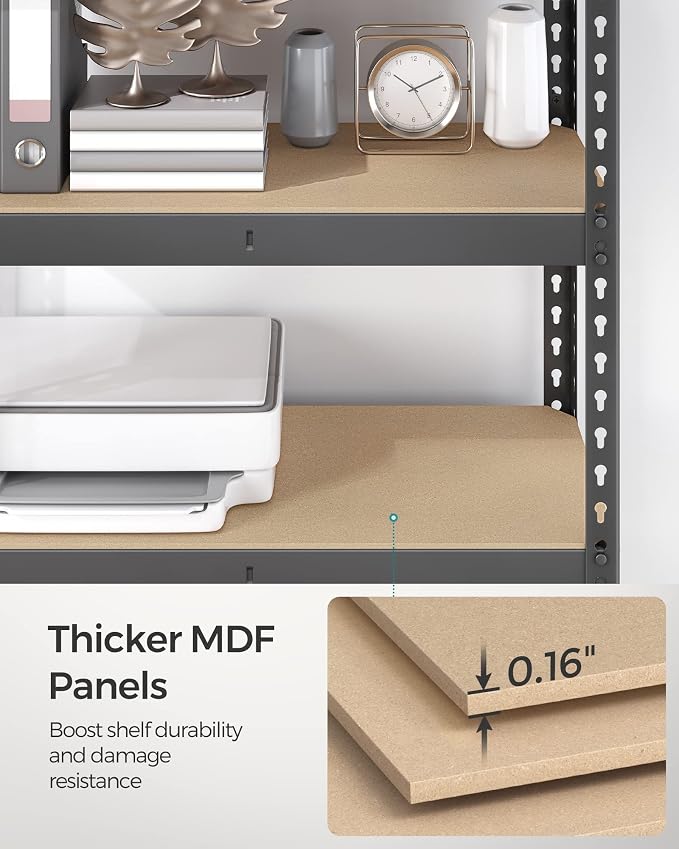 SONGMICS 5-Tier Storage Shelves, Load 2310 lb, Garage Storage, Boltless Assembly - Image 8