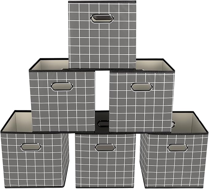 Yunkeeeper storage bins Cubes, Fabric Cube Organizer by Yunkeeper