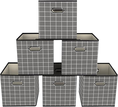 Yunkeeeper storage bins Cubes, Fabric Cube Organizer by Yunkeeper