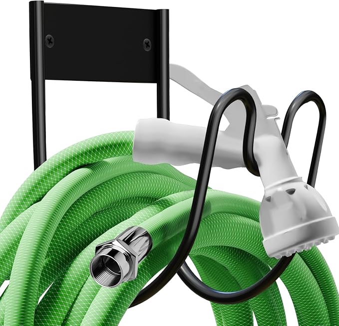 Metal Garden Hose Holder by Unknown