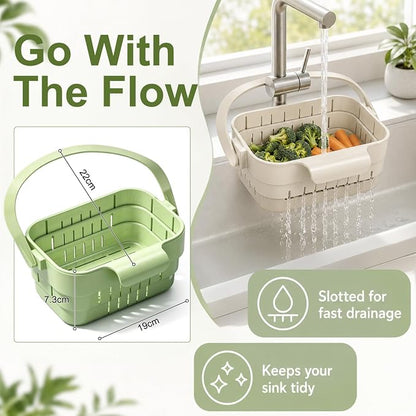 Foldable Hanging Sink Drain Basket, 2026 Upgraded Foldable Kitchen Sink Strainer - Image 7