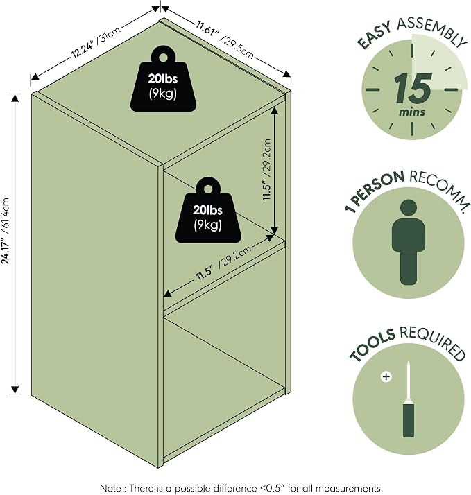 Furinno Pelli Cubic Storage Cabinet - Image 3