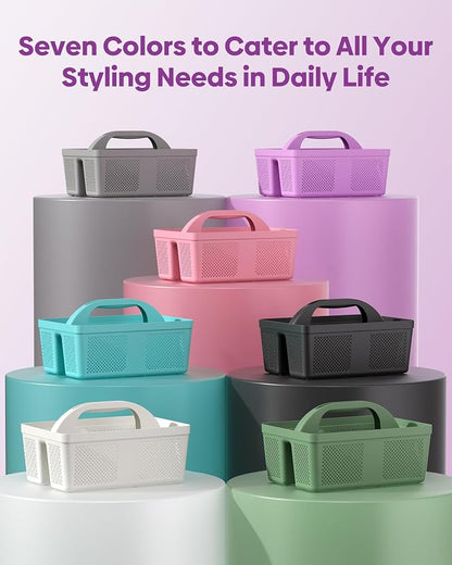 4 Pack Portable Shower Caddy, Integrated Handle, Reinforced Plastic, Organizer - Image 7