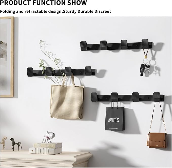 Coat Rack Wall Mount Coat Hooks - Image 2