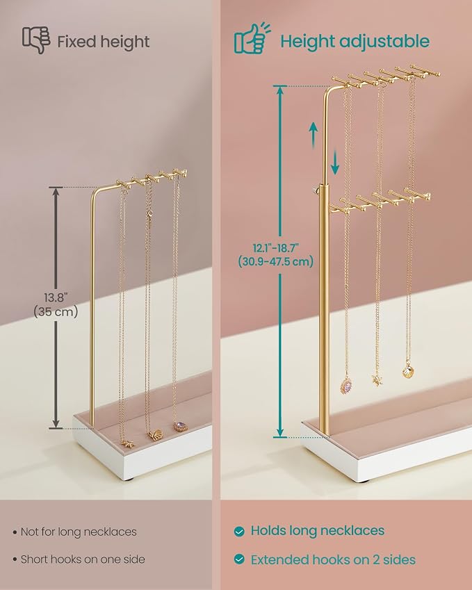 SONGMICS Jewelry Holder, Jewelry Storage Organizer Stand - Image 4