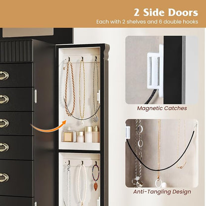 Giantex Standing Jewelry Cabinet - Image 7