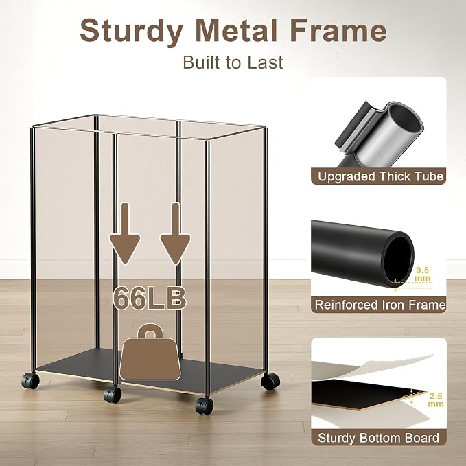 160L Double Laundry Hamper - Image 4