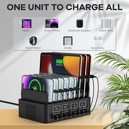 150W/35A Charging Station for Multiple Devices, RUANSZZ 16 Port USB~C Fast - Image 3