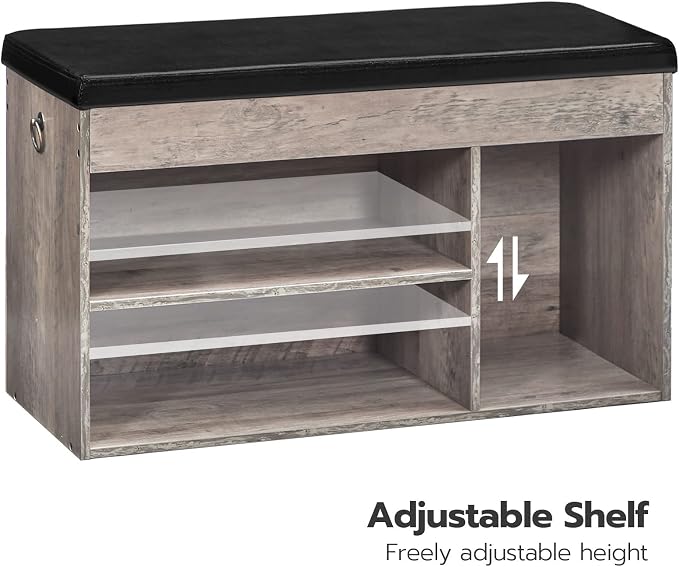 HOOBRO Shoe Storage Bench with Cushion, 32.3'' Entryway Bench with Lift Top - Image 6